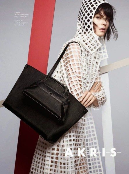 (Akris SS 2015 Campaign, Caroline Brasch Nielsen)