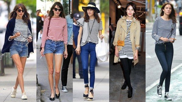 stripe wearing