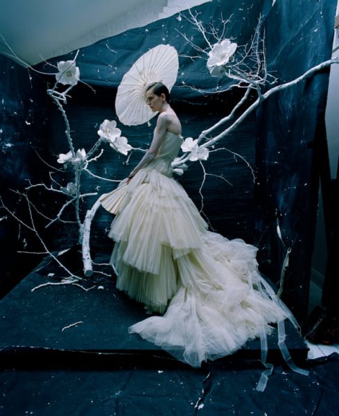Stella Tennant in Dior Haute Couture dress, ‘Japonais’, London, 2016. Photograph: Tim Walker/Tim Walker Studio