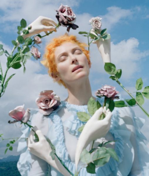 Tilda Swinton, ‘Mr James’s Daydream’, Las Pozas, Mexico, 2012. Photograph: Tim Walker/Tim Walker Studio